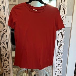 VS PINK Burnt Orange Basic Tee
